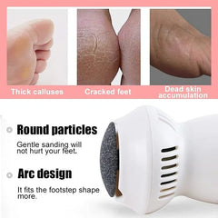 Foot File Drill Machine Cuticle Callus Remover Pedicure Vacuum Foot File Dead Skin Remover Foot Callus for Hard Cracked Skin