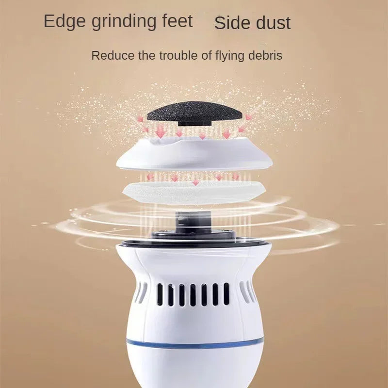 Foot File Drill Machine Cuticle Callus Remover Pedicure Vacuum Foot File Dead Skin Remover Foot Callus for Hard Cracked Skin